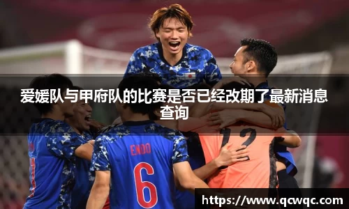 爱媛队与甲府队的比赛是否已经改期了最新消息查询